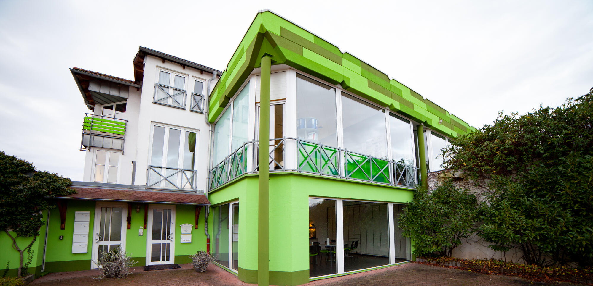 Gebäude des Technologiezentrums für Biowasserstoff und Biopolymere in Jena